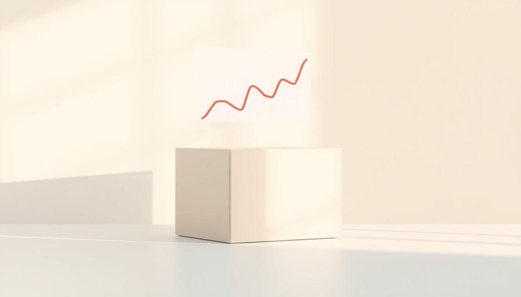 A modern, minimalist illustration depicting the concept of "churn rate" in a subscription box business model. A stylish, light-colored box in the foreground, with a graph or chart showing customer churn and retention rates hovering above it. The background is a soft, muted palette, with subtle geometric patterns or textures to convey the idea of data analytics and metrics. The lighting is natural and diffused, creating a calm, professional atmosphere. The overall composition is clean, balanced, and visually appealing, reflecting the importance of understanding and managing churn in a successful subscription-based enterprise. A modern, minimalist illustration depicting the concept of "churn rate" in a subscription box business model. A stylish, light-colored box in the foreground, with a graph or chart showing customer churn and retention rates hovering above it. The background is a soft, muted palette, with subtle geometric patterns or textures to convey the idea of data analytics and metrics. The lighting is natural and diffused, creating a calm, professional atmosphere. The overall composition is clean, balanced, and visually appealing, reflecting the importance of understanding and managing churn in a successful subscription-based enterprise.